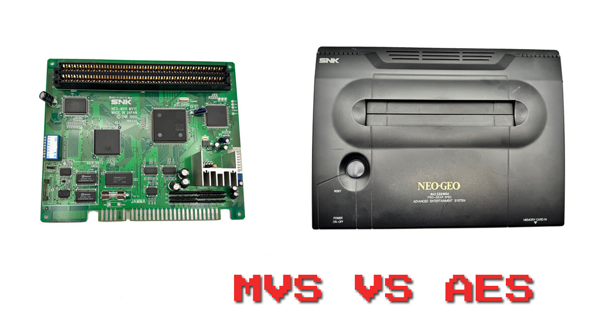 Neo Geo MVS vs AES - System Comparison