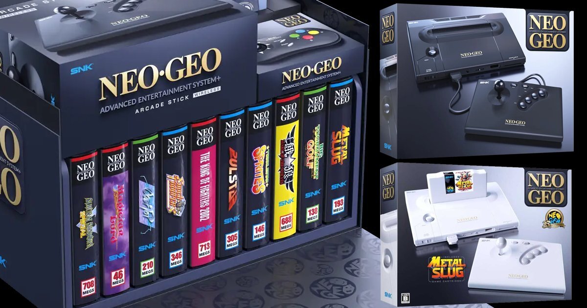 Neo Geo AES+ Console - Ultimate Edition with Game Cartridges